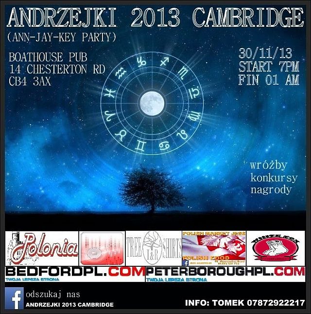 andrzejki 2013-bedford peterborough